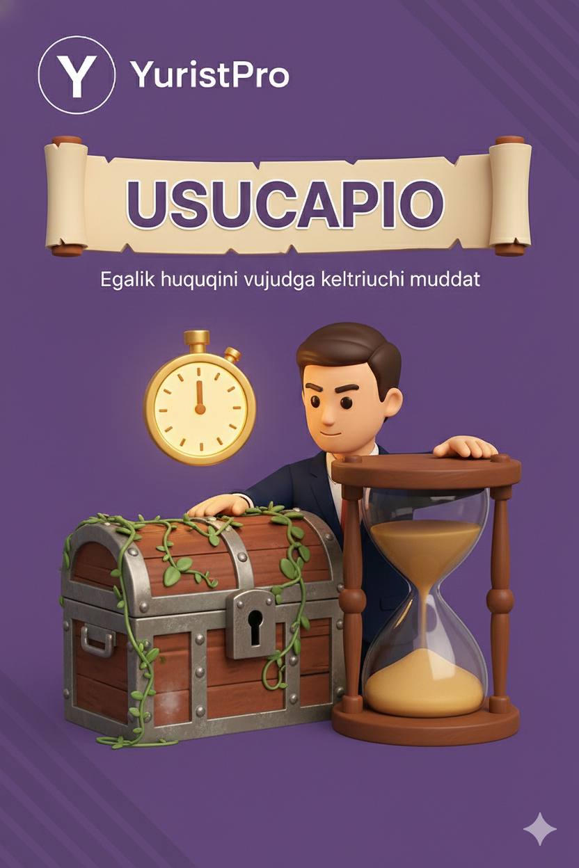 Usucapio: egalikni vujudga keltiruvchi muddat